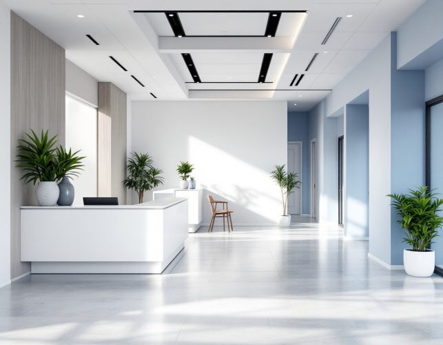 Office painting reception